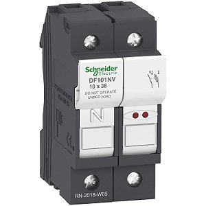 Porta Fusivel Com Indicador 1P+N 32A 10X38 DF101NV SCHNEIDER