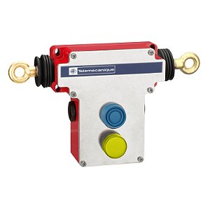 Dual E-Stop Rope Pull Switch - 2X(1Nc+1No) - Pg13.5 - Boot. Pb - Pilot Light XY2CEDA296 SCHNEIDER