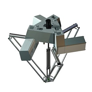 Robô Delta Modelo P4 - Área De Trabalho Com 1200 Mm De Diâmetro - Eixo Central Rotativo - Invólucro Flat - Resistente A Jato De Água VRKP4S0RWF00000 APC