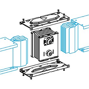 Kt 4X1600Al Junction Bloc KTA1600YA4 SCHNEIDER