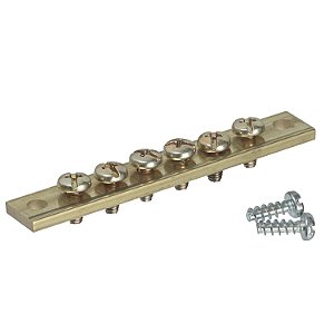Barramento Easy9 Neutro/Terra Para Quadro De 8 Módulos EZ9E33B06 SCHNEIDER