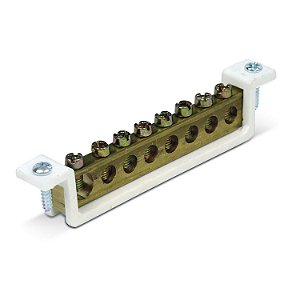 Barramento Easy9 Neutro/Terra Para Quadro De 12/16 Módulos EZ9E33B08 SCHNEIDER