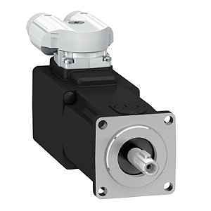 Servomotor De Baixa Inércia Com 40Mm De Flange - 0.38 Nm/9000 Rpm - Multi-Volta - Eixo Chaveado - Com Freio - Conector Angular - Ip 50 BSH0402P17F2A SCHNEIDER