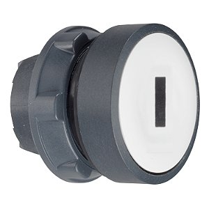 Cabeçote Para Botão Ø22Mm Plástico, Faceado, Retorno Por Mola, Verde, "I" ZB5AA131 SCHNEIDER