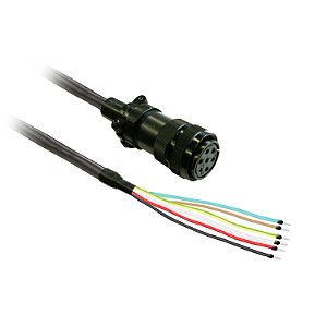 Cabo Potencia 1,3Mm2 Para Motor Bch2 Com Freio E Conector Militar - 3M VW3M5D2FR30 SCHNEIDER