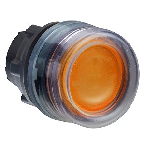 Cabeçote Para Botão Luminoso Modular Ø22Mm Plástico, Com Capa, Para Led Integral, Amarelo ZB5AW553 SCHNEIDER