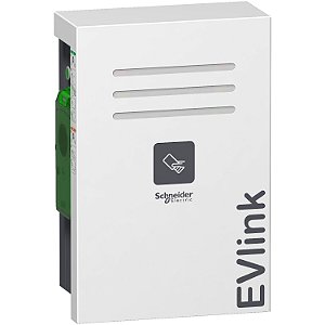 Carregador Veicular Evlink Parking - 2X22 Kw - T2S - Rfid - Para Parede EVW2S22P44R SCHNEIDER