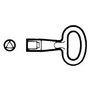 Chave Para Fecho Triangulo NSYLT8 SCHNEIDER