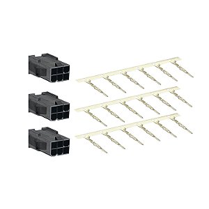 Jogo De Conectores Potencia Servomotor Bch2 Com Freio Conexao Plastico VW3M5D1F SCHNEIDER