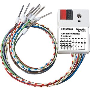 Interface Para Pulsador Knx 4-Gang MTN670804 SCHNEIDER