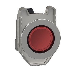 Pilot Light Flush Mounted, Metal, Red, Ø30, Plain Lens With Integral Led, 110…120 V Ac XB4FVG4 SCHNEIDER