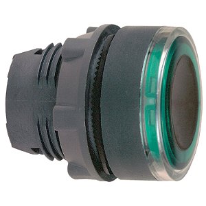 Cabeçote Para Botão Ø22Mm Plástico, Com Aro Luminoso Led Verde ZB5AW933 SCHNEIDER