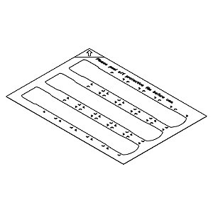 Etiqueta Customizavel Para Teclado Iluminado Usb HMIZLYRA1 SCHNEIDER