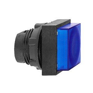 Cabeçote Para Botão Luminoso Modular Ø22Mm Plástico, Saliente, Quadrado, Para Led Integral, Azul ZB5CW163 SCHNEIDER