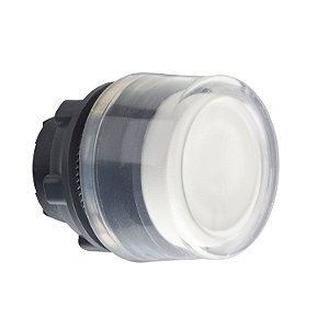 Cabeçote Para Botão Ø22Mm Plástico, Retorno Por Mola, Branco, Com Capa ZB5AP1 SCHNEIDER