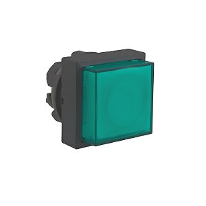 Cabeçote Para Botão Luminoso Modular Ø22Mm Plástico, Saliente, Quadrado, Para Led Integral, Verde ZB5CW133 SCHNEIDER
