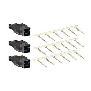 Jogo De Conectores Encoder Servomotor Bch2 Com Conexao De Plastico VW3M8D1A SCHNEIDER