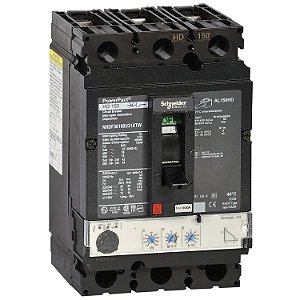 Powerpact Multistandard - H-Frame - 150 A - 65 Ka - Micrologic 3.0 Trip Unit NHGF36150U31XTW SCHNEIDER