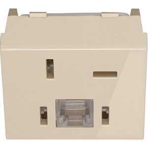 Modulo Tomada 4P Padrao Telebras Com Rj11 2 Fios 1M Mf PRM047402 SCHNEIDER