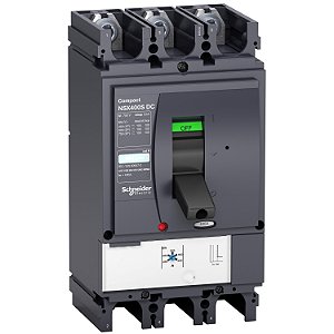 Circuit Breaker Compact Nsx400S Dc, 100 Ka At 750 Vdc, Tm-Dc Trip Unit, 400 A Rating, 3 Poles LV438277 SCHNEIDER