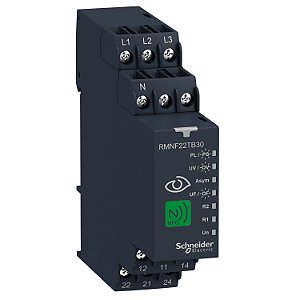 Nfc 3-Phase Monitoring Relay, 8 A, 2Co, Multifunction, 208…480 V Ac RMNF22TB30 SCHNEIDER