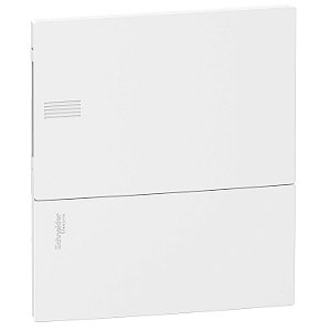Quadro De Distribuicao Mini Pragma Embutir 1 Fila 8 Modulos Porta Opaca MIP20108 SCHNEIDER