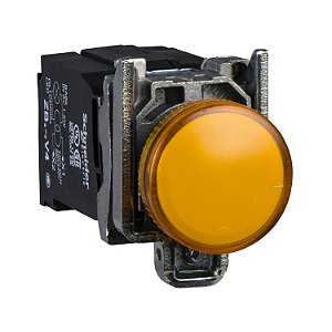 Sinalizador Modular Ø22Mm Metálico, Com Lâmpada Ba9S, Amarelo, 110V XB4BV35 SCHNEIDER