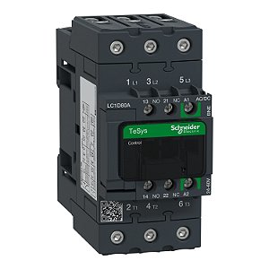 Tesys D Contactor 3P 80A Ac-3 Up To 440V Coil 24-60V Ac/Dc Everlink LC1D80ABNE SCHNEIDER