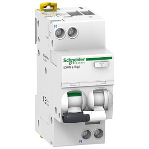 Disjuntor Diferencial Residual Idpna Vigi 1P+N 25A Curva B 30Ma Classe A 4500A A9D54625 SCHNEIDER