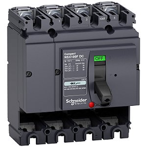 Circuit Breaker Basic Frame, Compact Nsx100F Dc, 36 Ka At 750 Vdc, 100 A, Without Trip Unit, 4 Poles LV438008 SCHNEIDER