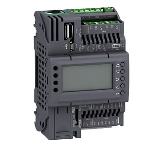 Controlador Lógico Programável Com Display - 2 Entradas / 6 Saídas Digitais + 8 Entradas / 2 Saídas Analógicas - Ethernet - 24 Vdc TM172PDG18R SCHNEIDER