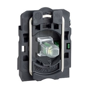 Corpo Para Botao 22Mm Plast Lumin Led 110Vca 1Na Azul Parafuso ZB5AW0G61 SCHNEIDER