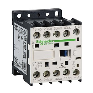 Contator Auxiliar Tesys K 4Na 110Vcc Com Supressor CA3KN40FD3 SCHNEIDER