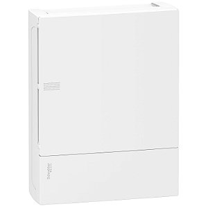 Quadro De Distribuicao Mini Pragma Sobrepor 2 Filas 24 Modulos Porta Opaca MIP10212 SCHNEIDER