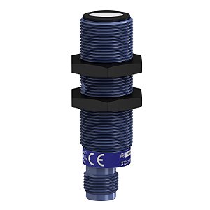 Ultrasonic Sensor Cylindrical M18 - Sn=1M - Analog 4-20Ma - Sync - Connector M12 XXS18P1AM12 SCHNEIDER