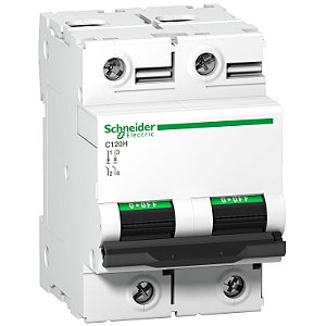 Disjuntor C120H 2P Curva C 125A 440V A9N18459 SCHNEIDER