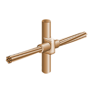 Molde Para Solda Exotérmica Cabo 70Mm2 A Haste 3/4" HCL3/4.70-5 Exosolda