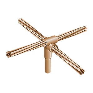Molde Para Solda Exotérmica Cabo 50Mm2 A Haste 3/4" HXS3/4.50-4A Exosolda