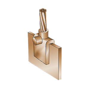 Molde Para Solda Exotérmica Cabo 50Mm2 A Terminal Ou Barramento DLC10X40.50-3 Exosolda