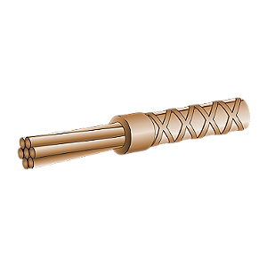 Molde Para Solda Exotérmica Cabo 70Mm7 A Ferro De Construção 3/8" MCT3/8.70-3 Exosolda