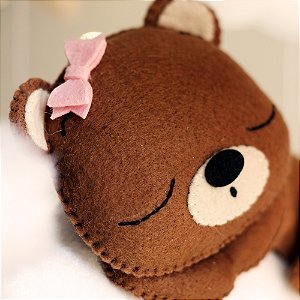 Mobile de Berço - Urso Dorminhoco Rosa