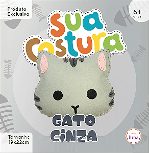 Gato Cinza - Sua Costura - Montessori - DIY