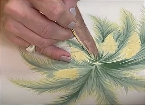 Aula Online de pintura em cerâmica - Coqueiro (Aula Clube Avulso)