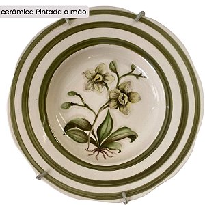 Peça feita à mão por Paula Rizzo - Orquídea Exótica