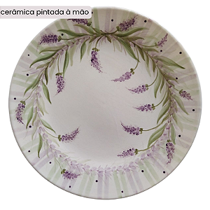 Prato de refeição - Lavandas