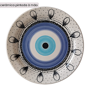Prato de sobremesa - Olho grego #1