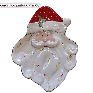 Petisqueira de papai noel barba