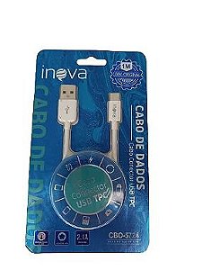 CBO-5724 CABO TIPO C 1M 2.1A INOVA