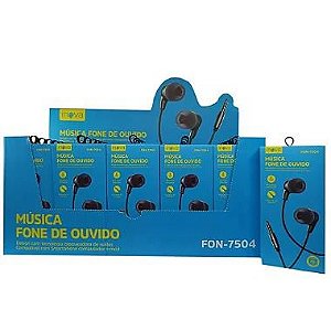 FON-7504 FONE DE OUVIDO COM FIO INOVA