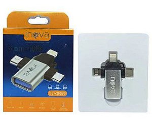 ZJT-30085 ADPTADOR OTG 3 EM 1 INOVA